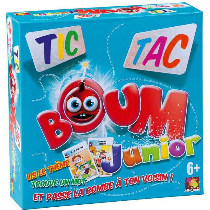 Tic Tac Boum Junior (2013). Jeux de questions-réponses. Créé par Sylvie  Barc et Juan Rodriguez. Édité par Asmodee